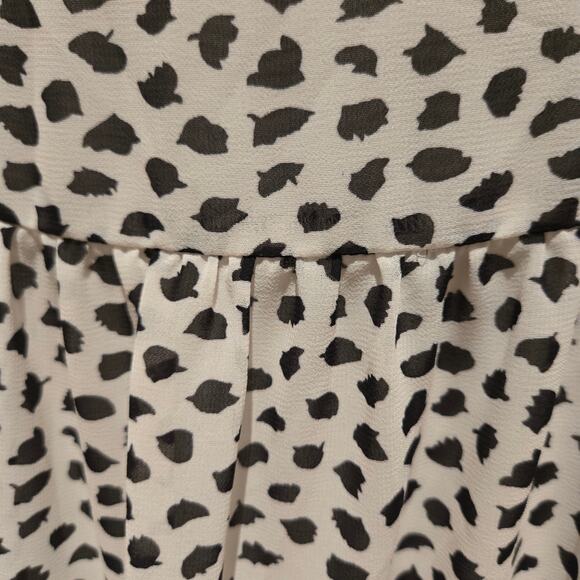 Lani the Label Hazel Keyhole Tie Bodice Tiered Flutter Sleeve Maxi Dress, Size M - Picture 6 of 9